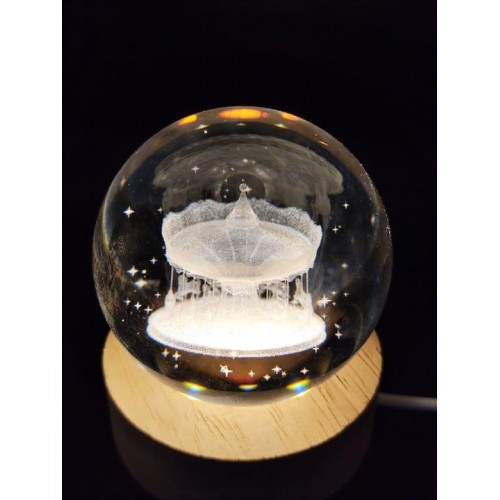 Büyük boy USB’li cam küre