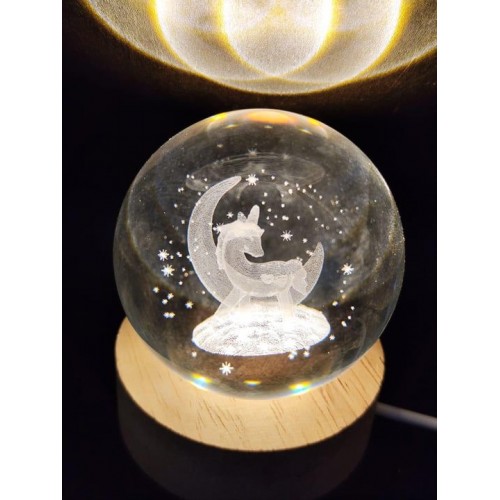 Büyük boy USB’li cam küre Büyük boy USB’li cam küre