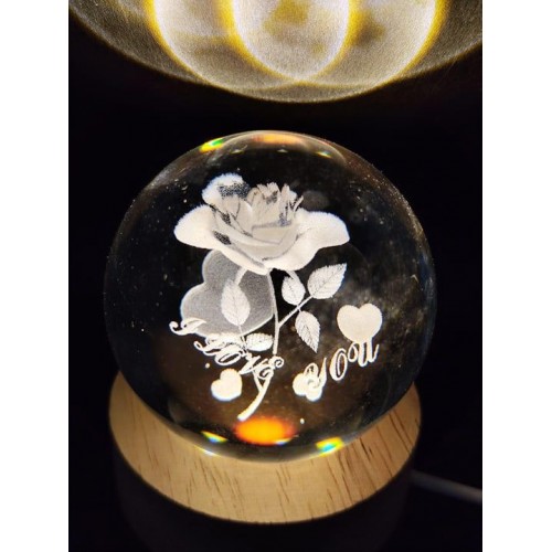 Büyük boy USB’li cam küre