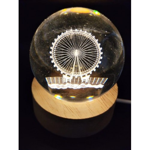 Büyük boy USB’li cam küre