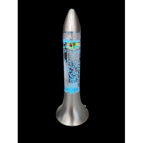 Roket tasarımlı akvaryum 