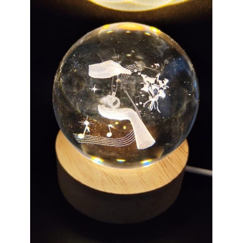 Büyük boy USB’li cam küre