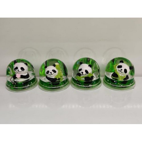 Panda figürlü Sulu batmayan gemi biblo