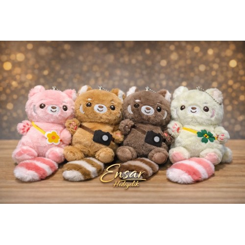 Sincap peluş anahtarlık 12 li paket Sincap peluş anahtarlık 12 li paket