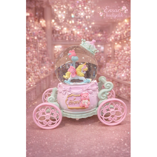 Araba tasarımlı kar küresi 