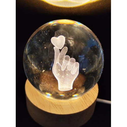 Büyük boy USB’li cam küre