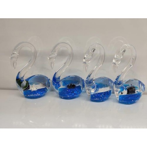 Kuğu şeklinde batmayan gemi sulu biblo 