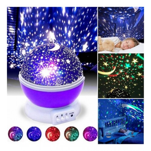 Gökyüzü efektli projektör gece lambası 