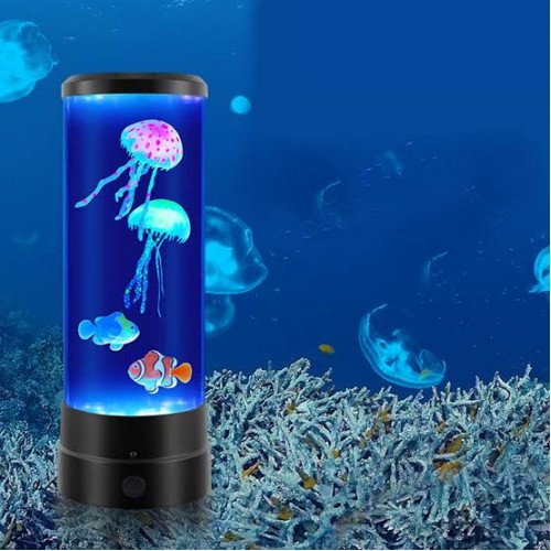 Led ışıklı Akvaryum 