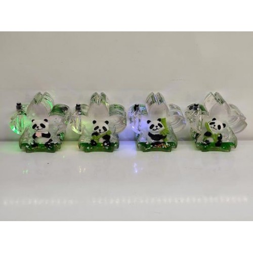 Panda figürlü Sulu batmayan gemi biblo