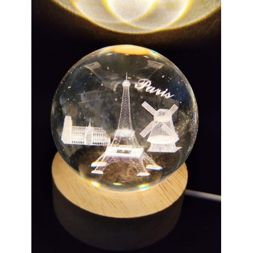 Büyük boy USB’li cam küre