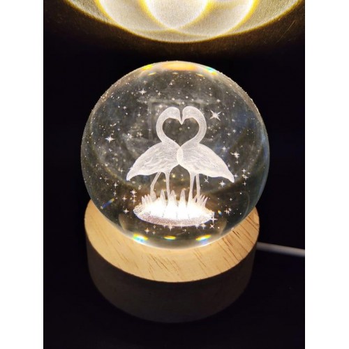 Büyük boy USB’li cam küre