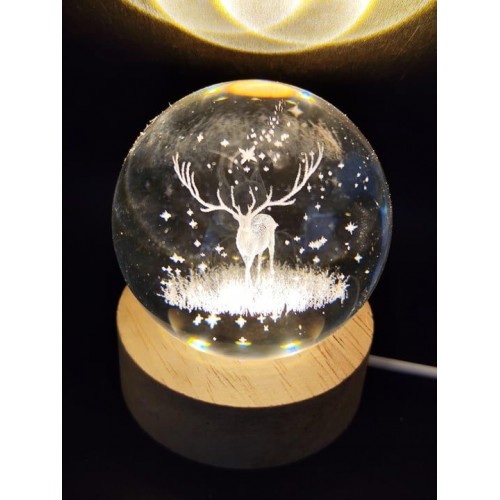 Büyük boy USB’li cam küre