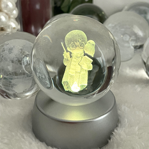 Işıklı Harry Potter 6cm Cam Küre