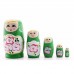Ahşap Matruşka Bebek 5li